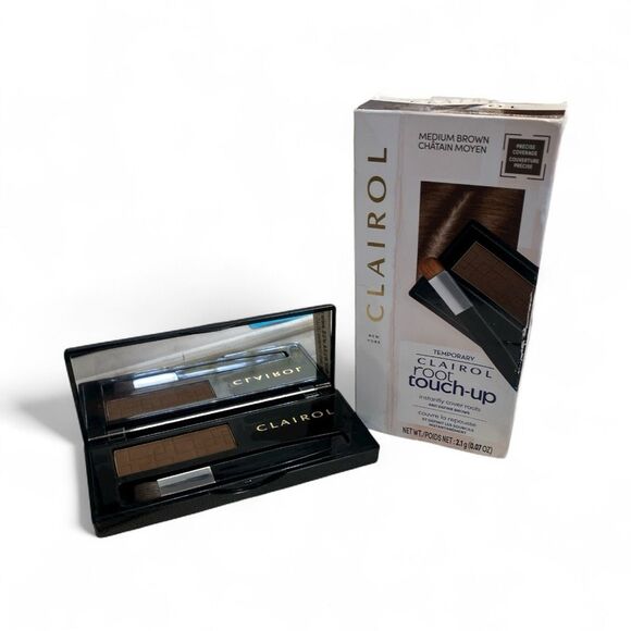 Clairol Root Touch-Up Temporary Concealing Powder – Medium Brown  (READ) - Picture 1 of 1